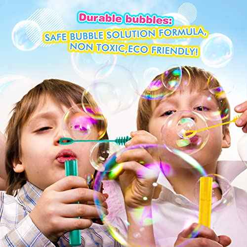 SpringFlower 200 Pieces Mini Bubble Wands, Party Favors Assortment Toys for Kids,Themed Birthday, Halloween, Goodie Bags, Carnival Prizes, Wedding, Bubble Maker Outdoor Gifts for Girls & Boys