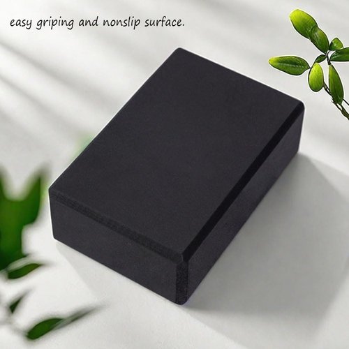 Yoga Blocks 2 Pack, Lightweight Premium EVA Foam Yoga Blocks, Non Slip Supportive Foam Blocks Yoga Prop Accessories for Yoga, Pilates, Stretching and Meditation, Women Men Yogi Beginners (Purple, 9*6*3 inch)
