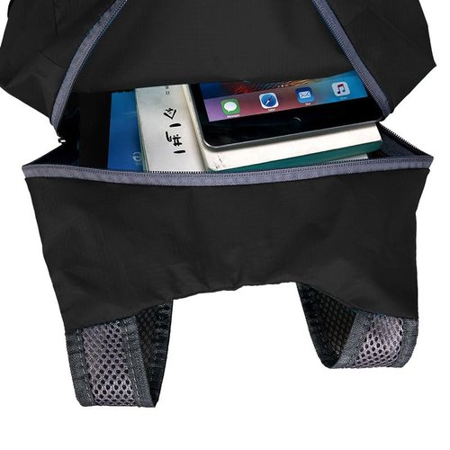 Travel Hiking Daypack Lightweight Packable Backpack Foldable Backpack (Black, 20L)