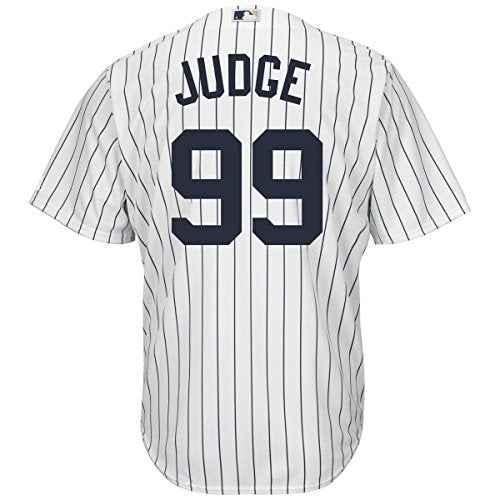 Aaron Judge New York Yankees #99 Youth Cool Base Home Jersey (Youth Medium 10/12) White