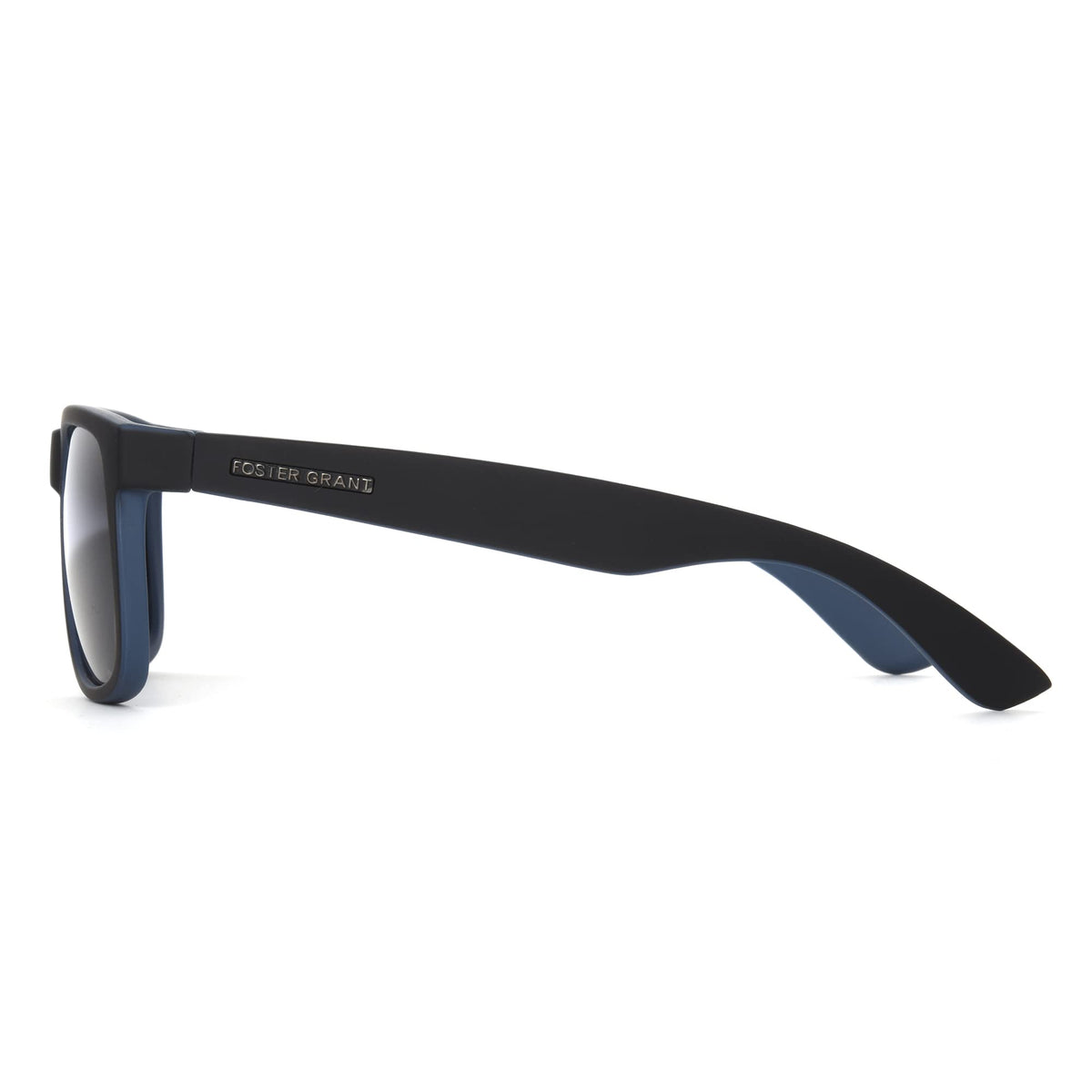 Foster Grant mens Jace Polarized for Digital Sunglasses Sunglasses, Matte Black and Navy, 54mm US