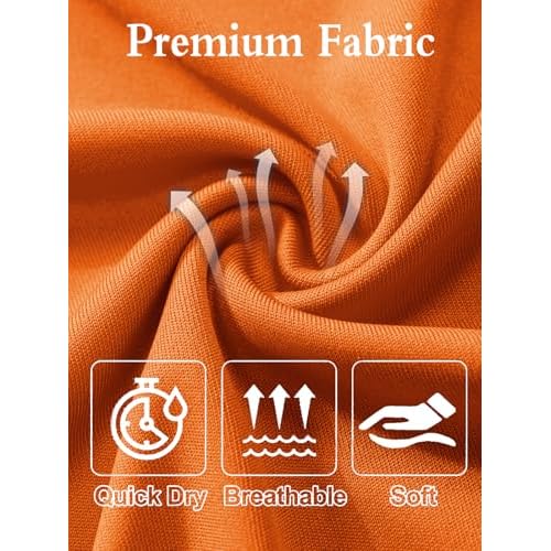 NEYOUQE Men's Sun Protection UPF 50+ Shirts Long Sleeve Running Workout Athletic Gym Shirt UV Swim Fish Rash Guard Hiking