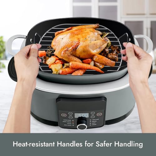 BYKITCHEN Roast and Steamer Rack for Ninja 8.5 QT Cooker - Pro Plus Variant