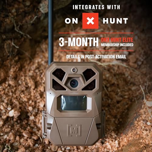 Moultrie Edge 2 Cellular Trail Camera - Auto Connect Nationwide 4G LTE - On Demand 36MP Photo - 1080P Video with HD Audio - 100 Ft Detection Range - Low Glow Flash
