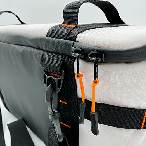 Pelican Exochill Seat 14L Pack Cooler - Perfect for Kayak with Lawn Chair - Soft Cooler with Shoulder Strap - Insualted
