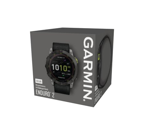 Garmin Enduro™ 2 (MPX) Ultraperformance Watch, Comes with Nylon and Silicone Band, Long-Lasting GPS Battery Life, Solar Charging, Preloaded Maps