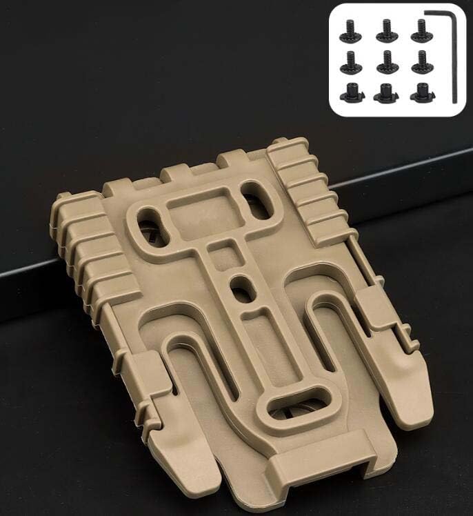 Tan Quick Locking System Kit with QLS 19 Locking Fork & QLS 22 Receiver Plate