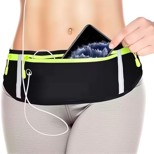 Fanny Pack for Women Men, Slim Running Belt Waist for Running Sports Hiking Traveling Cycling Workout, Carrying All Phones