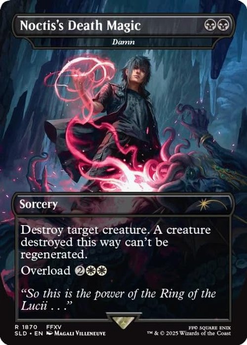 Magic the Gathering Secret Lair x Final Fantasy: Grimoire (English) - Foil Edition