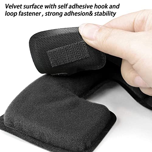Universal Tactical Helmet Pads - Black Replacement Foam Inserts for ACH, MICH Helmets