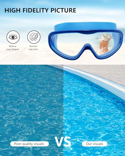 Adult Swim Goggles 2 Pack Anti-Fog UV Protection Adjustable Silicone