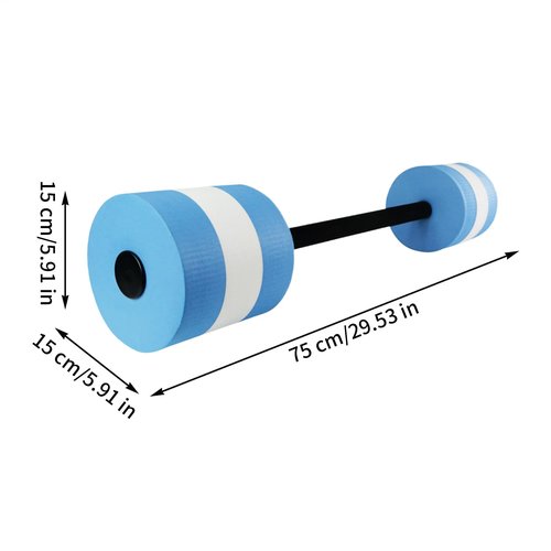 Water Aerobics Dumbbell,Aquatic Exercise Dumbbells Weights Fitness Barbells Hand Bars | Swimming Training Fitness Workout Aqua Barbells for Postpartum Recovery
