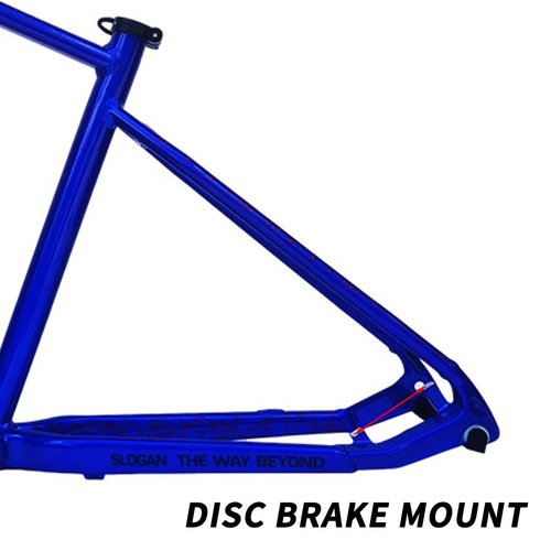 BSFHQS 27.5er Mountain Bike Hardtail Frame 15" 17" 19" Aluminum Alloy Rigid Disc Brake Frame Quick Release Frame 135mm QR, Internal Routing BSA BB68mm(Black Red,27.5 * 19")