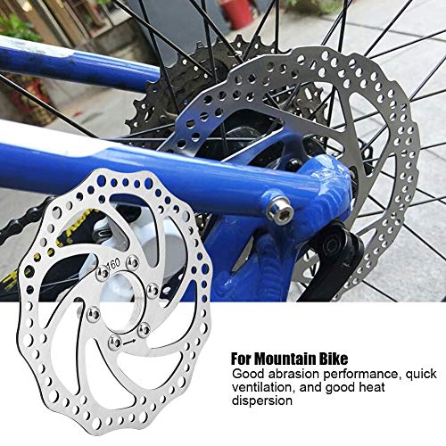 160mm Bicycle Brake Rotor Disc 6-Bolt Floating Brake Disc for Mountain Bike