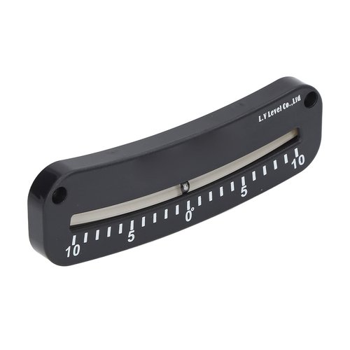 Garosa Tube Clinometer Marine Clinometer Handlebar Slope Meter -10° to 0° to 10° Clinometer High Resolution Clinometer Horizontal Micro Angle Test