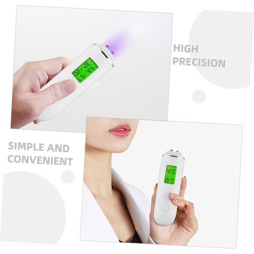 Didiseaon Skin Hydration Gauge Facial Light Meter Portable Skin Moisture Tester Essential Skincare Tools