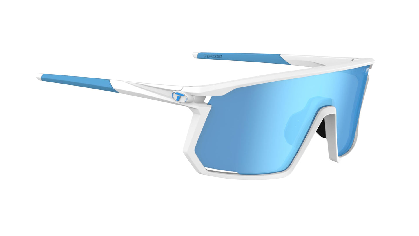 Tifosi Optics Moab Sunglasses (Matte White (Clarion Blue/AC Red/Clear))