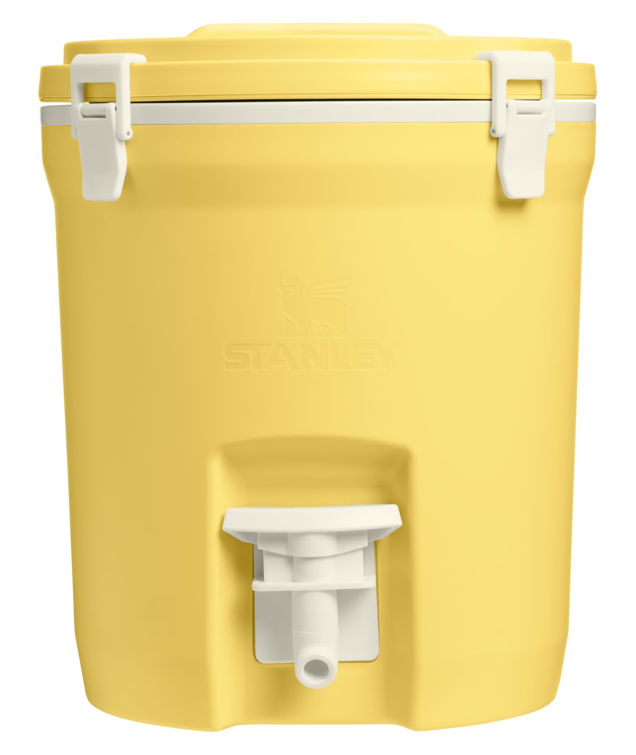 Stanley Adventure Fast Flow Water Jug 2 Gallon | Leakproof Ice Water Dispenser | Insulated Beverage Cooler | Easy Pour Spigot and Latched Foam Lid | BPA-Free | Daffodil