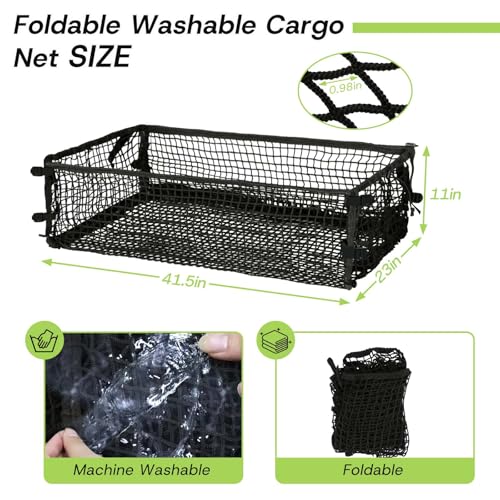 Universal 4 Passenger Golf Cart Cargo Net - Fits Yamaha, EZGO, Club Car