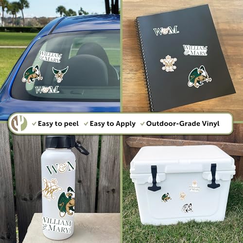 William & Mary Tribe Vinyl Sticker Decal - Official Campus Fan Gear