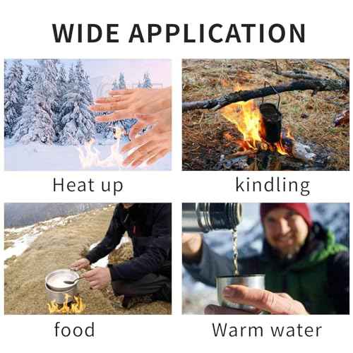 Solid Fuel Tablets Fire Starter for Fireplace, for Indoor and Outdoor use, for Campfires, BBQ, Fire Starters for Grill and Wood Stove - Firelighters