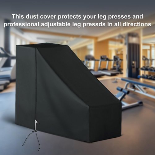 Loenel Leg Press Machine Cover, Waterproof Dustproof Leg Press Hack Squat Machine Cover for Home Gym Professional - 78" L x 25" W x 56" H