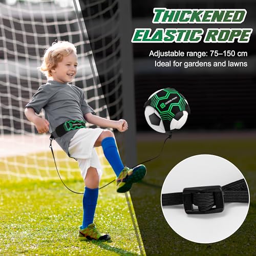Global Park Adjustable Waist Soccer Trainer Belt - Green Multi-Sport Practice Aid
