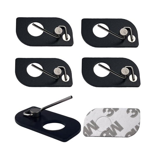 - QI HUO JU - 4Pcs Archery Recurve Bow Arrow Rest Magnetic Adhesive Back Arrow Rest Stick on Recurve Bow for Right and Left Hand Practice Targeting Shooting (Right Hand)
