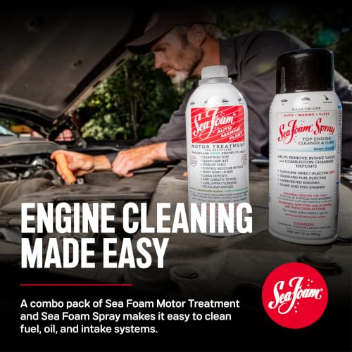Sea Foam Motor Treatment Fuel & Oil Additive Combo Pack 16 oz + 14 oz