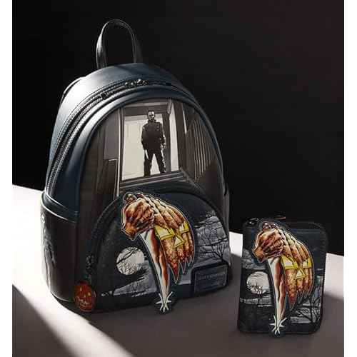 Loungefly Halloween Michael Myers Jack-O'-Lantern Glow Mini Backpack