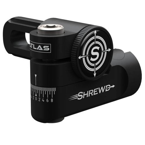 Shrewd SMAVB1ATLASMBK Atlas V-Bar Matte Black Single Archery Bow Stabilizer