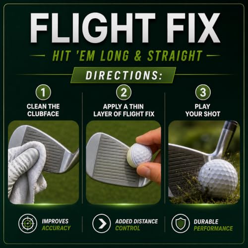 Anti-Slice Golf Ball Coating for Straighter Shots - Red