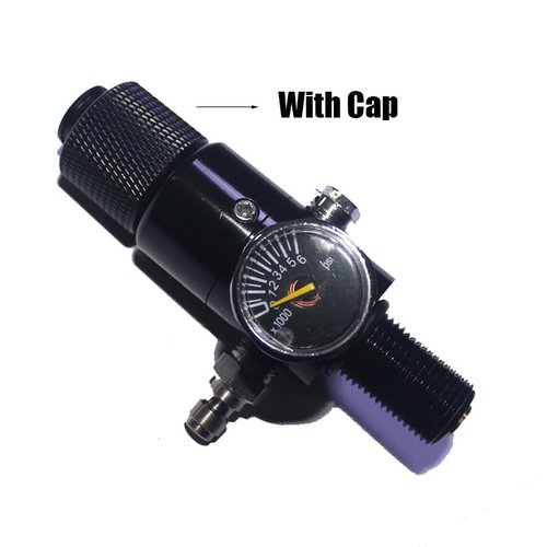 Aopkeo CO2 Compressed Air Tank Regulator Valve 5/8"-18UNF or M18*1.5 Input 4500psi for Paintball Airsoft PCP (3000psi Ouput, 5/8"-18UNF)