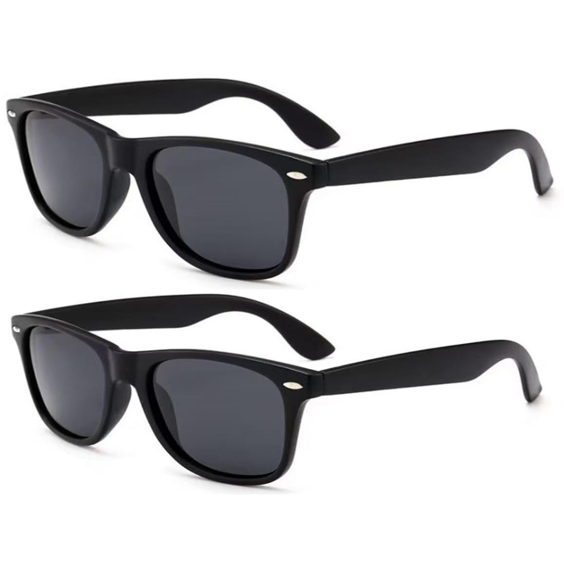 HNYSDZSW 2 PACK Luniks Correction Glasses, Vision Correction Astigmatism Glasses for vision improvement Unisex-(BLACK-MAU32)