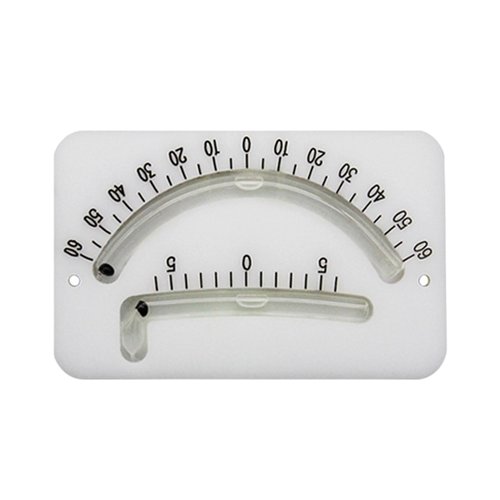 Professional Boats Inclinometer With Night Illuminating Double Tube Suitable For Yacht Sailors Navigators And Hobbyists