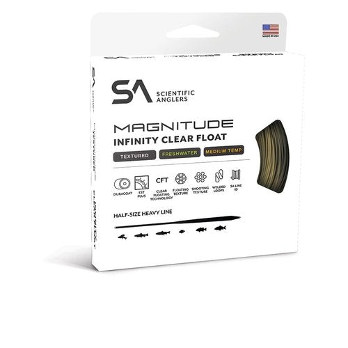 Scientific Anglers Magnitude Textured Infinity 10' Clear Tip Float Fly Line - WF6F