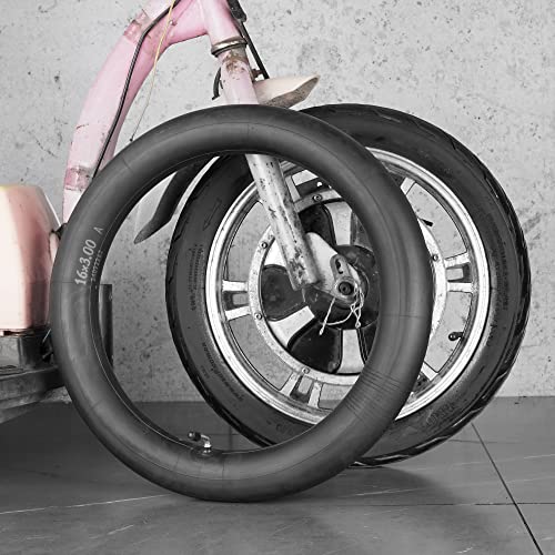 16x3.0 Inner Tube with 45° Angled Valve Stem for E-Bikes and Electric Scooters