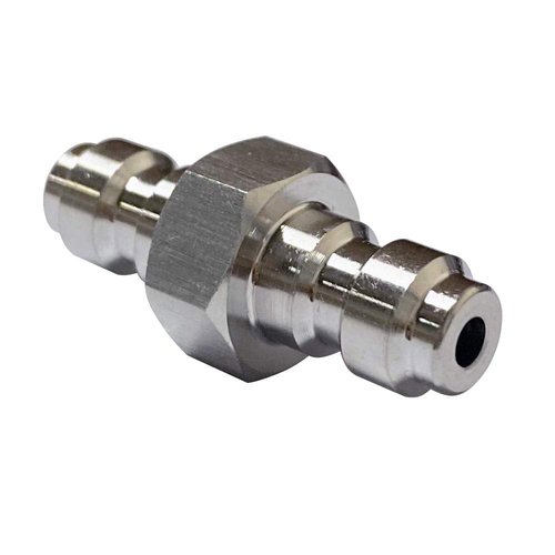 HMKUGO Double Male Quick-Disconnect Coupling Adapter, Stainless Steel Air Fill Station Tool Fittings, Universal Double Male Fill Nipple for PCP Foster Paintball Airsoft Air Gun Tool