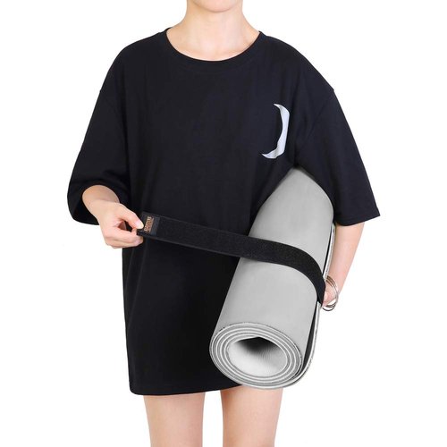 Adjustable Heavy-Duty Yoga Mat Strap - Elastic Bungee Wrap Organizer for Workout, Exercise, and Pilates Mat Storage - Secure and Stretchable Holder for Easy Transport