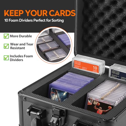JoyHood Medium Card Storage Box for Trading and Sports Cards - PSA Slab Holder