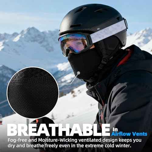 Balaclava Ski Mask for Winter Thermal Windproof Warm Face Mask for Cold Weather Outdoor Sports