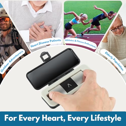 Hard Shell Case Only for KardiaMobile 6L & 6L MAX Heart EKG Monitor, Waterproof & Scratch-Resistant Kardia Mobile 6L Case, Easy to Carry