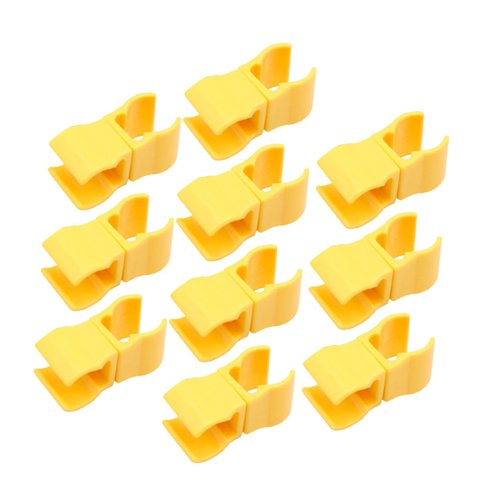 MOBUTOFU 10pcs Reusable Training Sign Pole Buckles for Football and Basketball Rod Connectors for Sports Agility Quick Setup and for Training Sessions