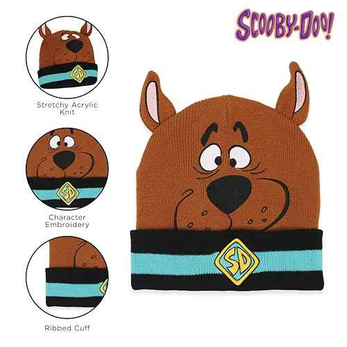 Cute Knit Warm Beanie hat for Kids and Adults, Winter Hats for Men, Women, Teens, Girls and Boys, Cuffed Beanies