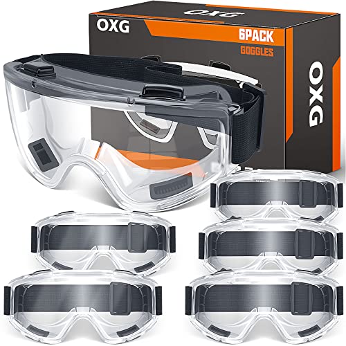 Anti-Fog Safety Goggles ANSI Z87.1 Glasses, Clear Protective Eyewear for Lab and Work