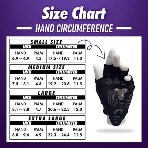 KSDD Shock Pro Weight Lifting Gloves for Men & Women – Breathable Gym Workout Gloves with Foam-Padded Grip for Weightlifting, Cycling, Riding, Climbing – Lightweight Durable Design