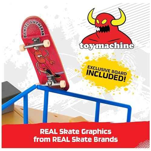 Tech Deck, Jump N¡¯ Grind X-Connect Park Creator, Customizable and Buildable Ramp Set with Exclusive Fingerboard, Kids Toy for Ages 6 and up