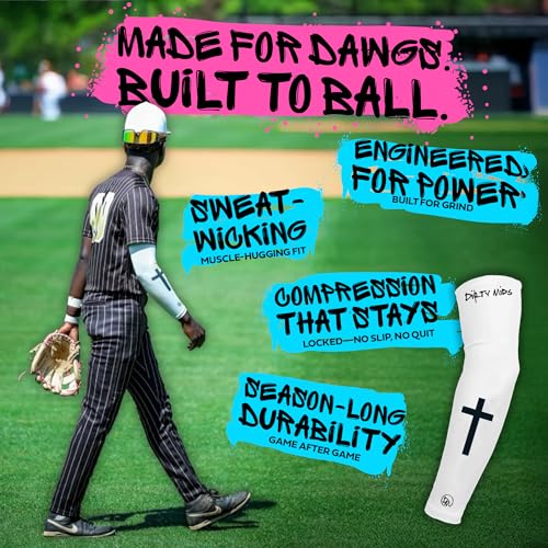 Youth Compression Sleeves for Baseball and Softball - Medium-Large Retro Pro