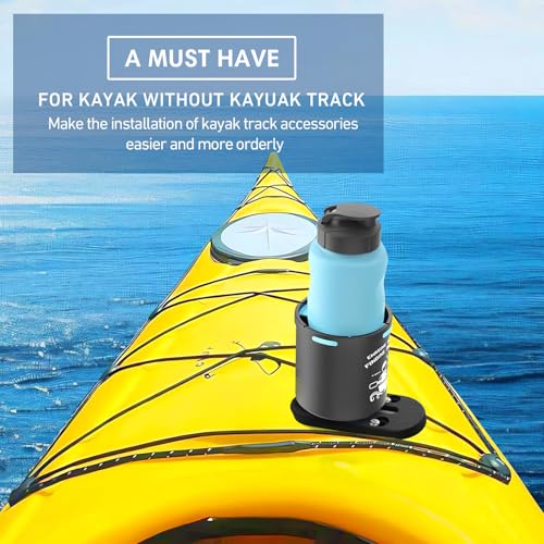 4 Inch Kayak Track Rail with 2 Pieces All-Season Mounting Hardware