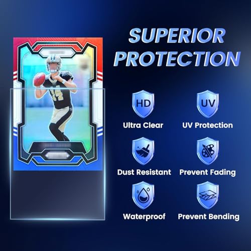 5000 Pack Clear Card Sleeves for Trading Cards, Baseball & Sports Collectibles
